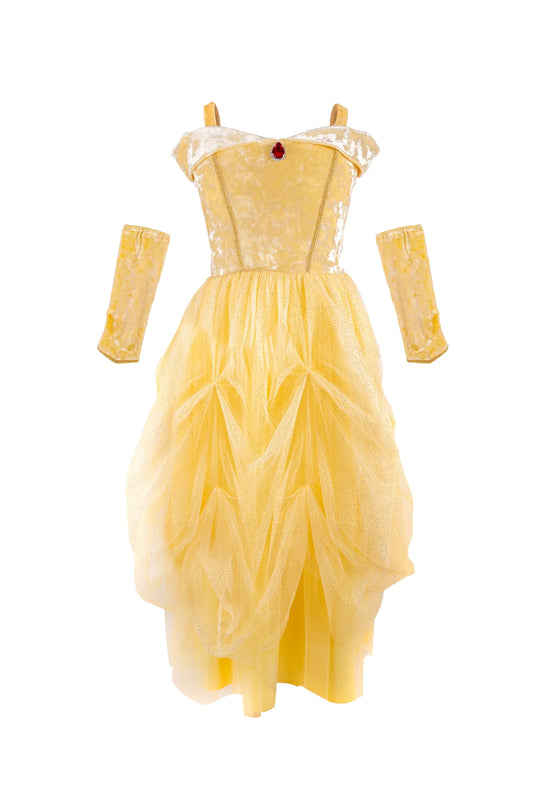Great Pretenders Velvety Soft Yellow Princess Gown