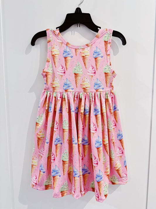 Ice Cream Dreams Tank Pocket Twirl Dress