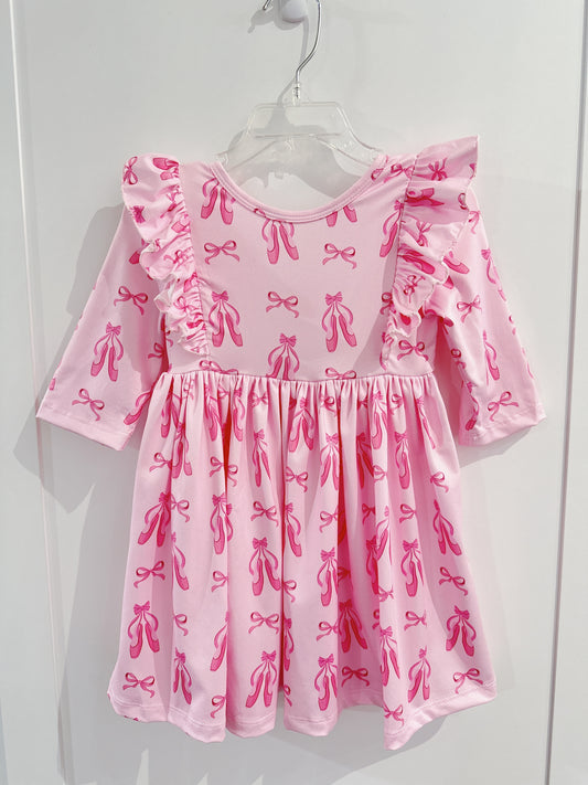 Twirling en Pointe Pocket Twirl Dress