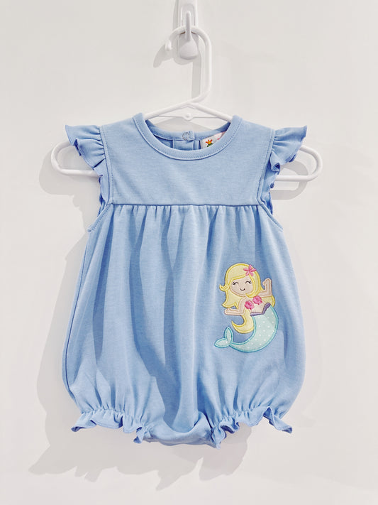 Sky Blue Mermaid Flutter Bubble