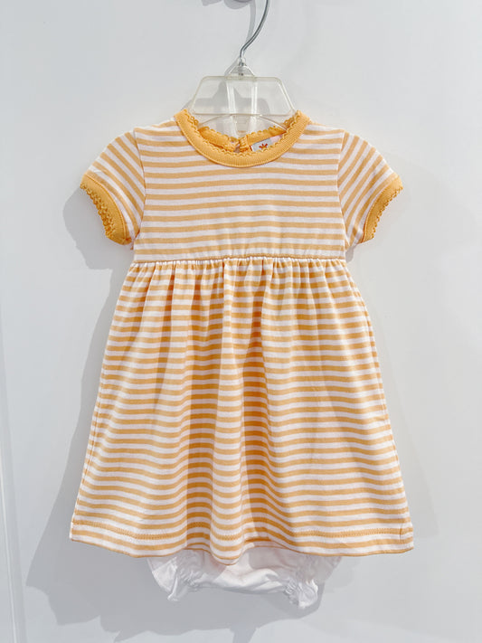 Pale Orange Stripe Bloomer Set
