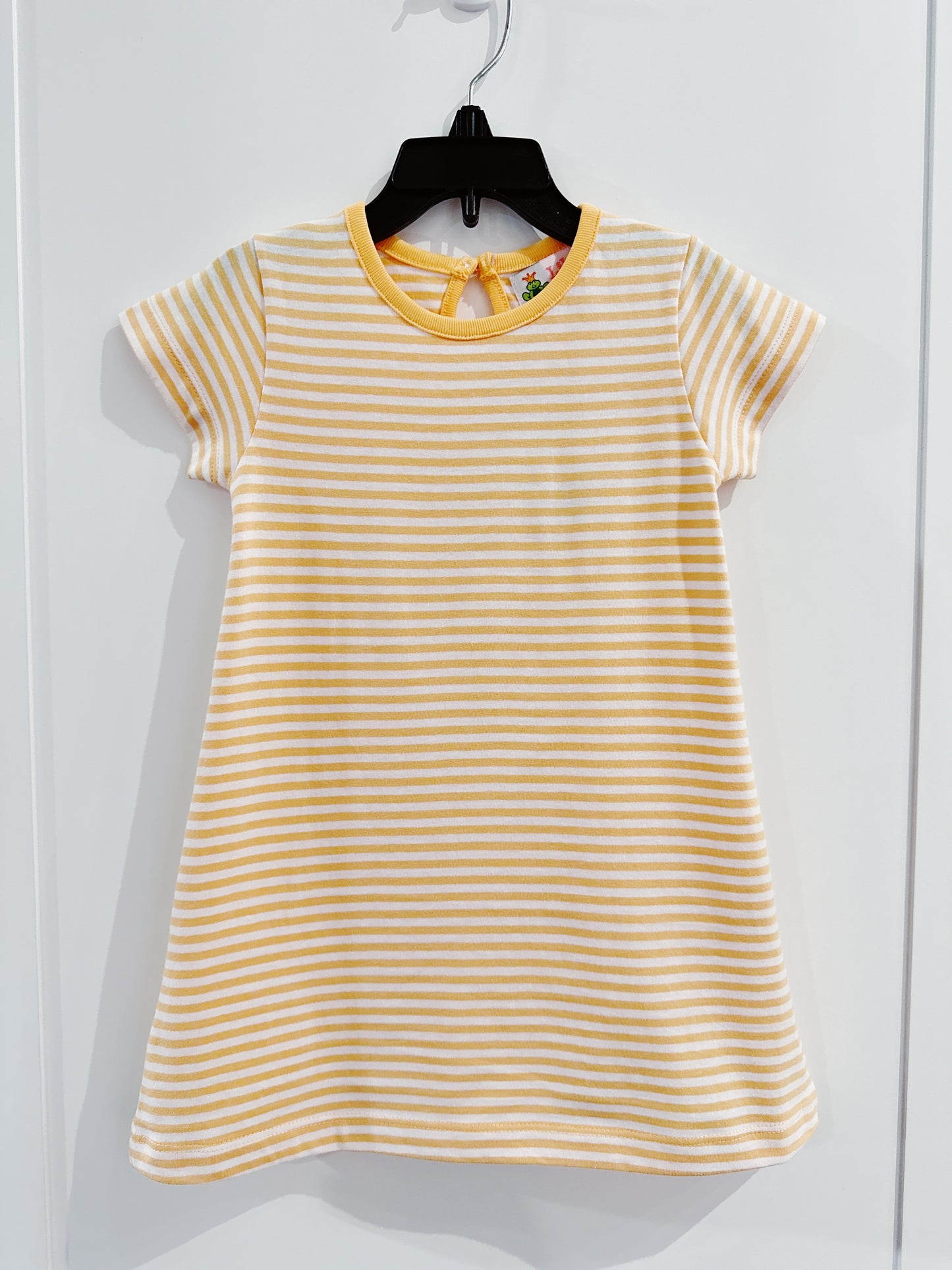 Pale Orange Stripe Dress