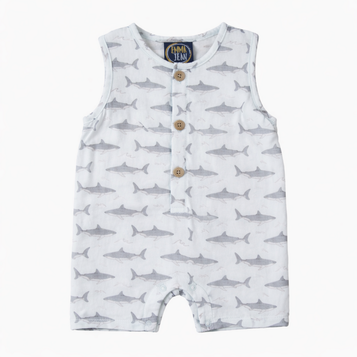 Emma Jean Shark Romper