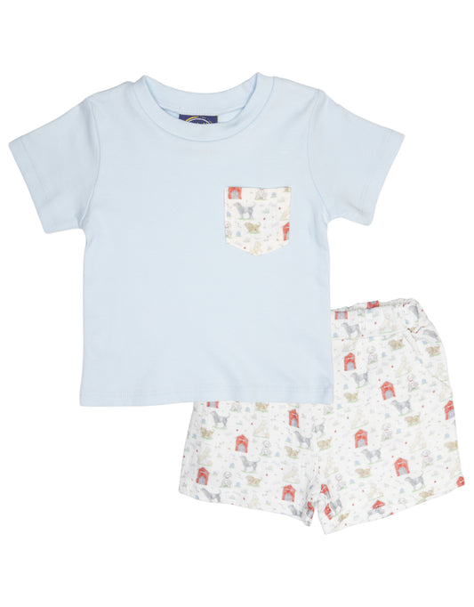 Emma Jean Puppy Play Short Set
