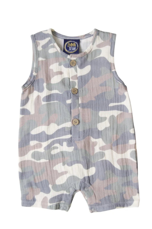 Emma Jean Camo Romper