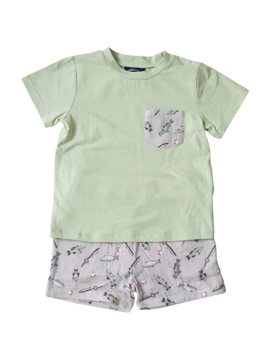Emma Jean Trout Fish Short Set