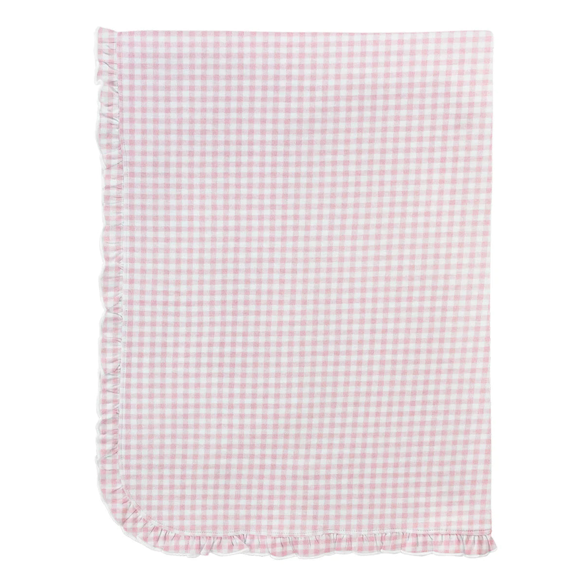 Baby Club Chic Pink Check Blanket