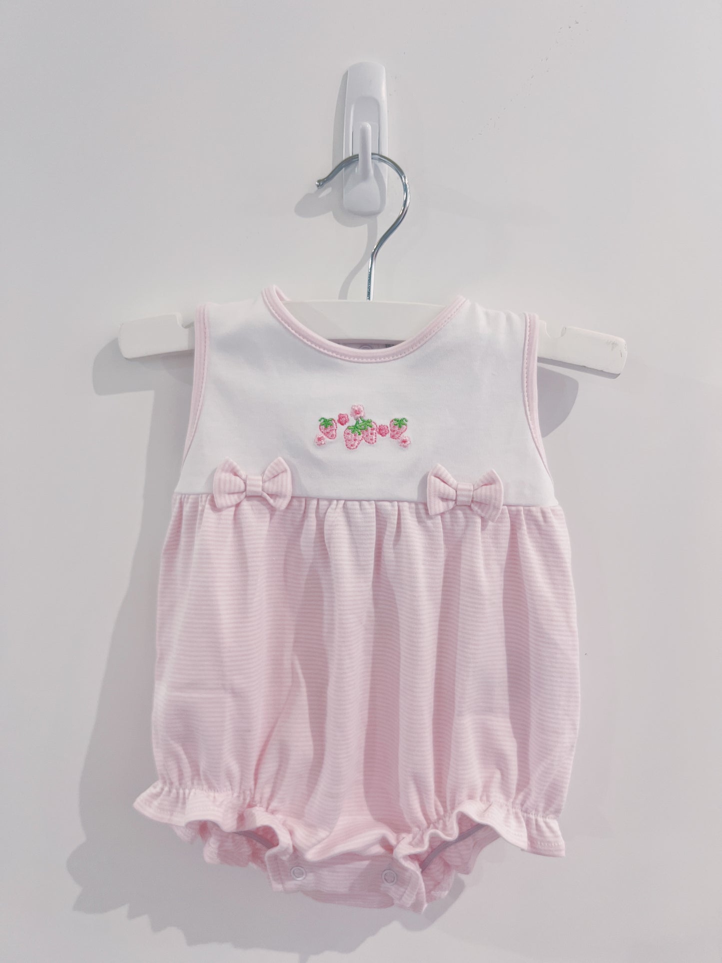 Strawberry Embroidered Bubble