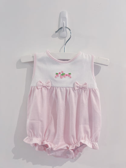 Strawberry Embroidered Bubble