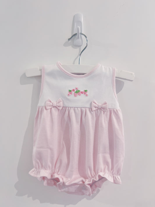 Strawberry Embroidered Bubble