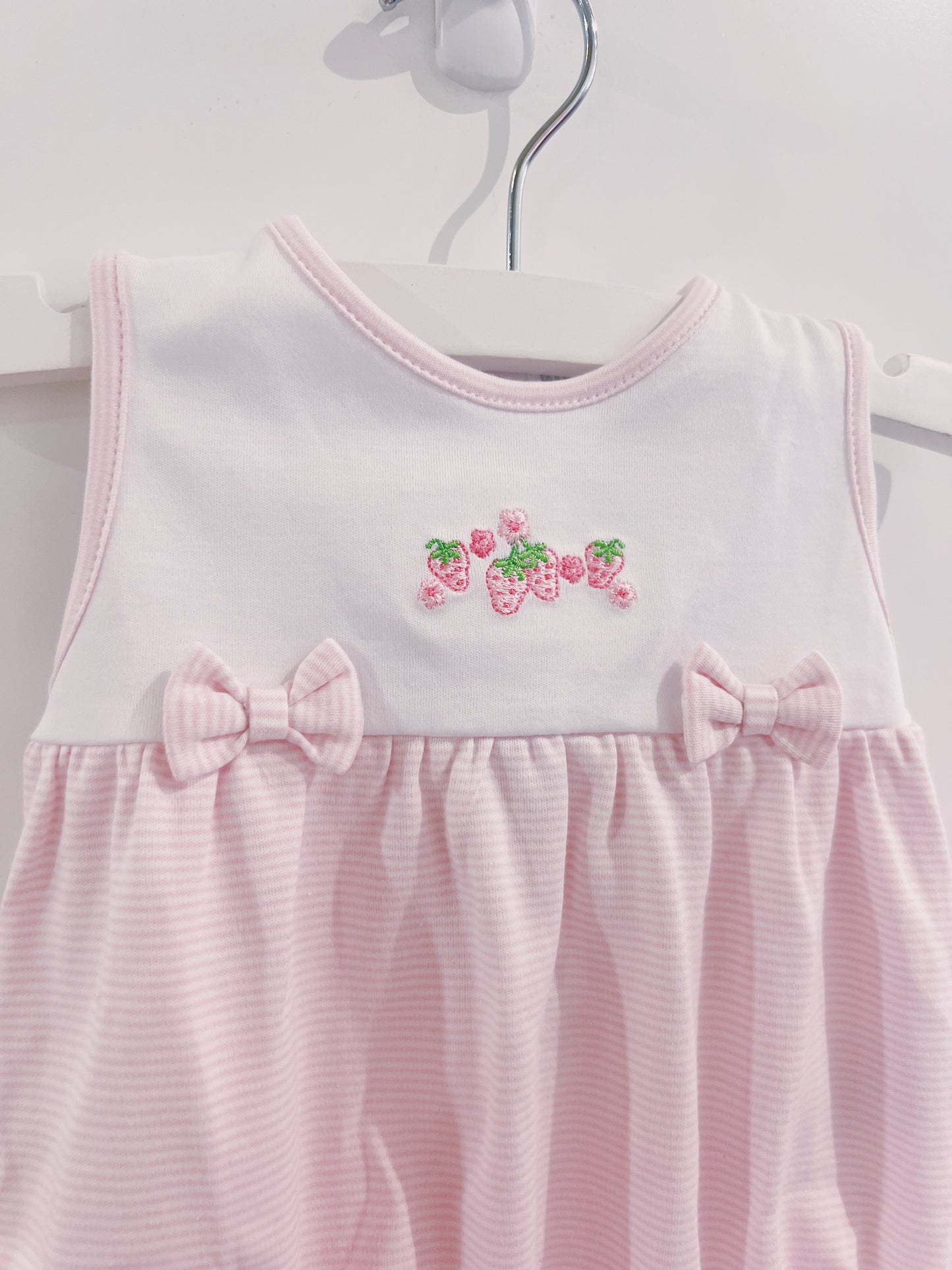 Strawberry Embroidered Bubble