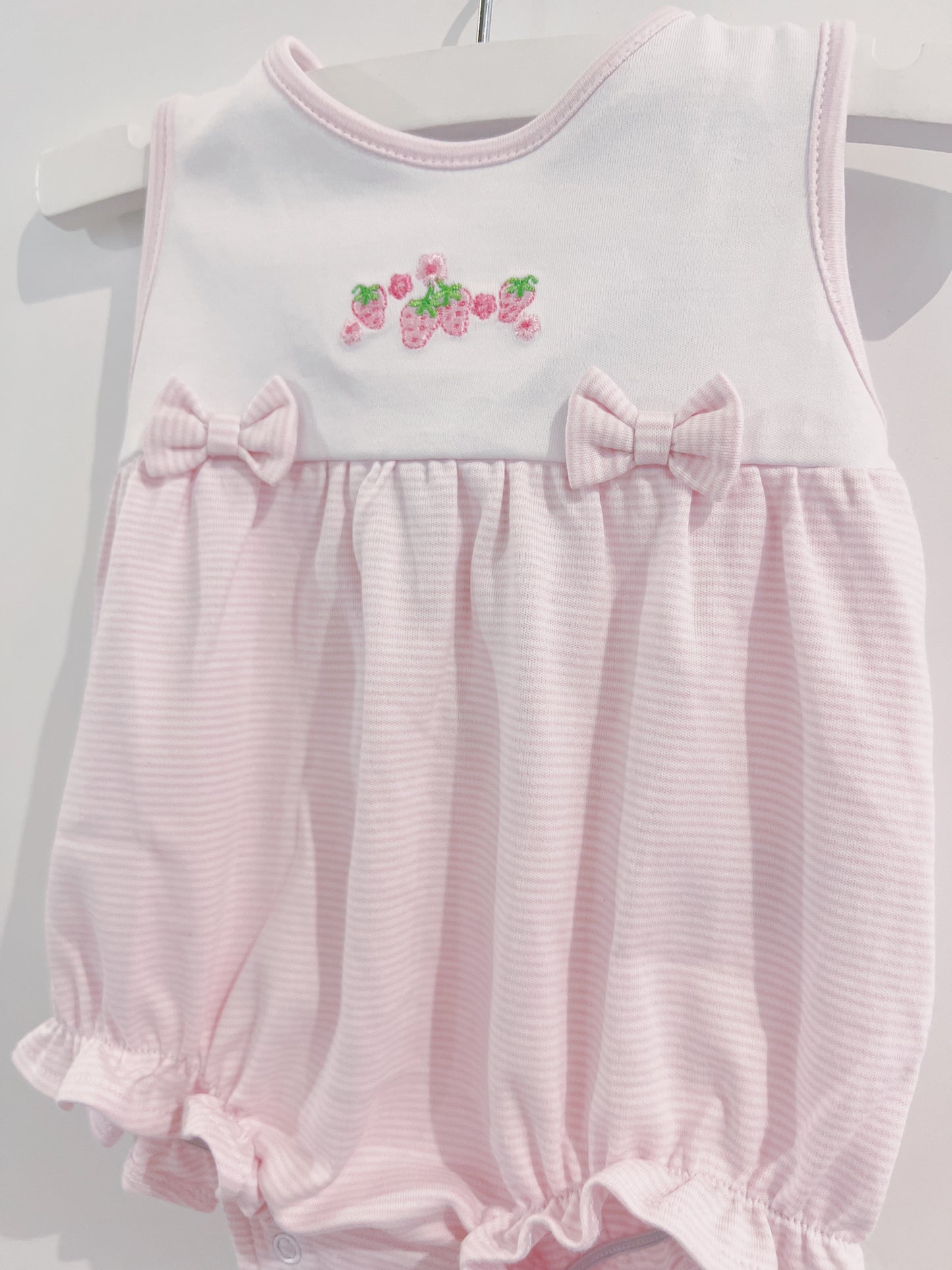 Strawberry Embroidered Bubble