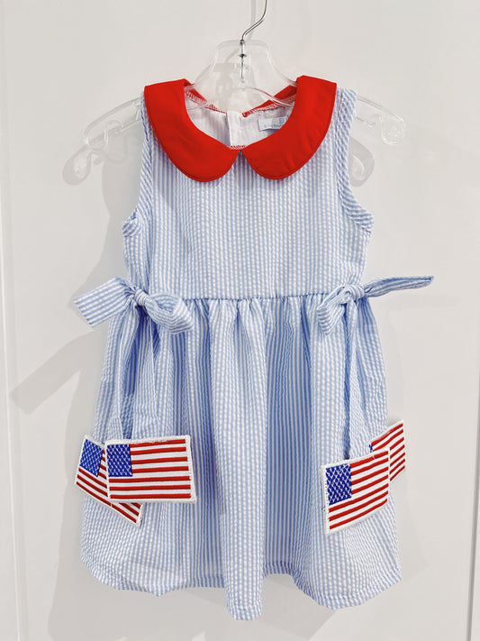 Flag Side Tag Dress
