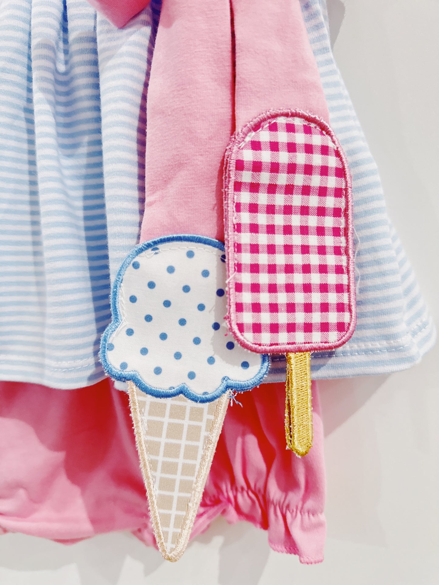Ice Cream Side Tag Bloomer Set