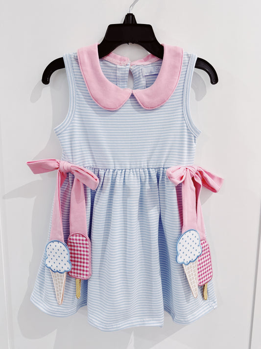 Ice Cream Side Tag Dress