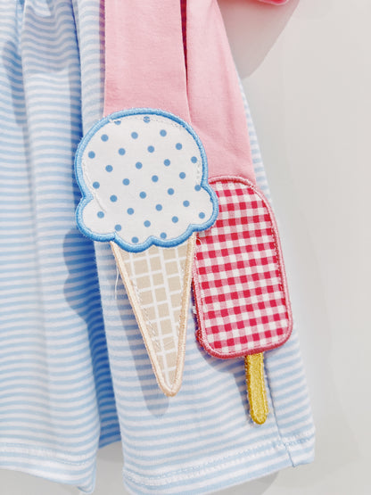 Ice Cream Side Tag Dress