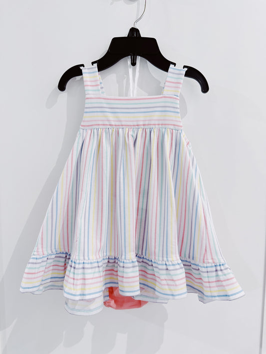 Delaney Pastel Penny Stripe Breezy Bloomer Set