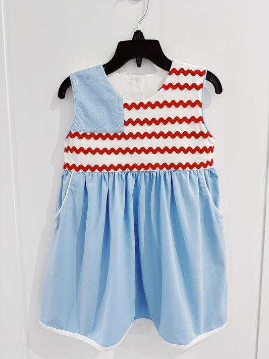 Delaney Ric Rac & Stars Dress