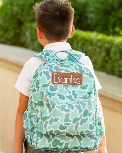 Green Camo Backpack