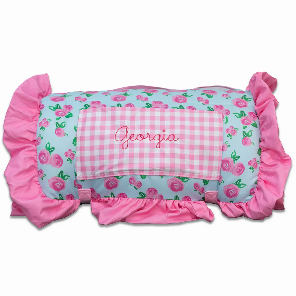 Watercolor Roses Ruffle Nap Mat