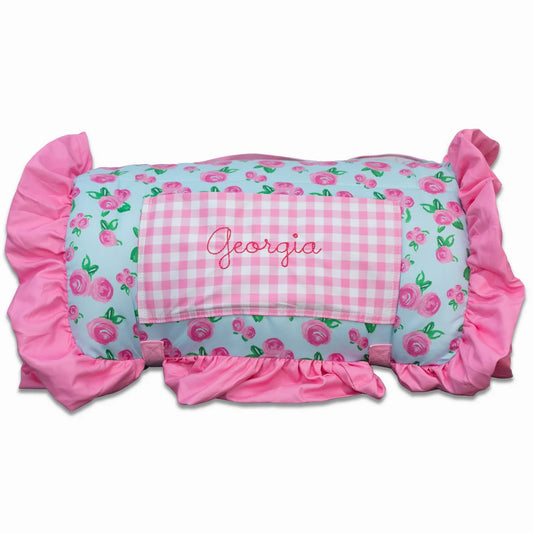 Watercolor Roses Ruffle Nap Mat