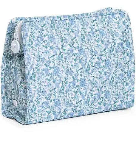TRVL Design Medium Roadie Zip Pouch- Hamptons Floral