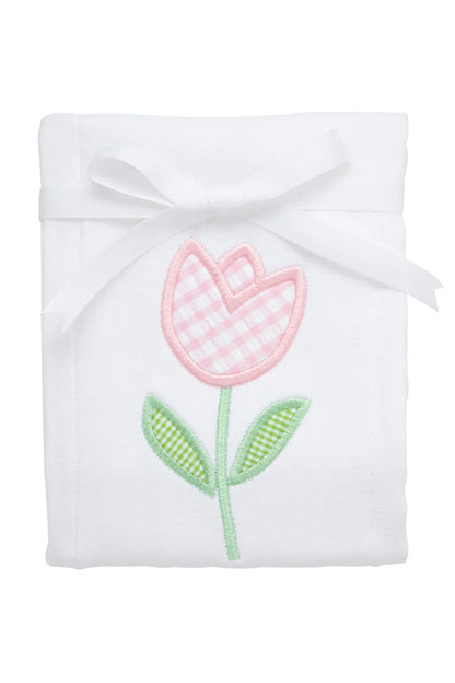 Tulip Applique Burp