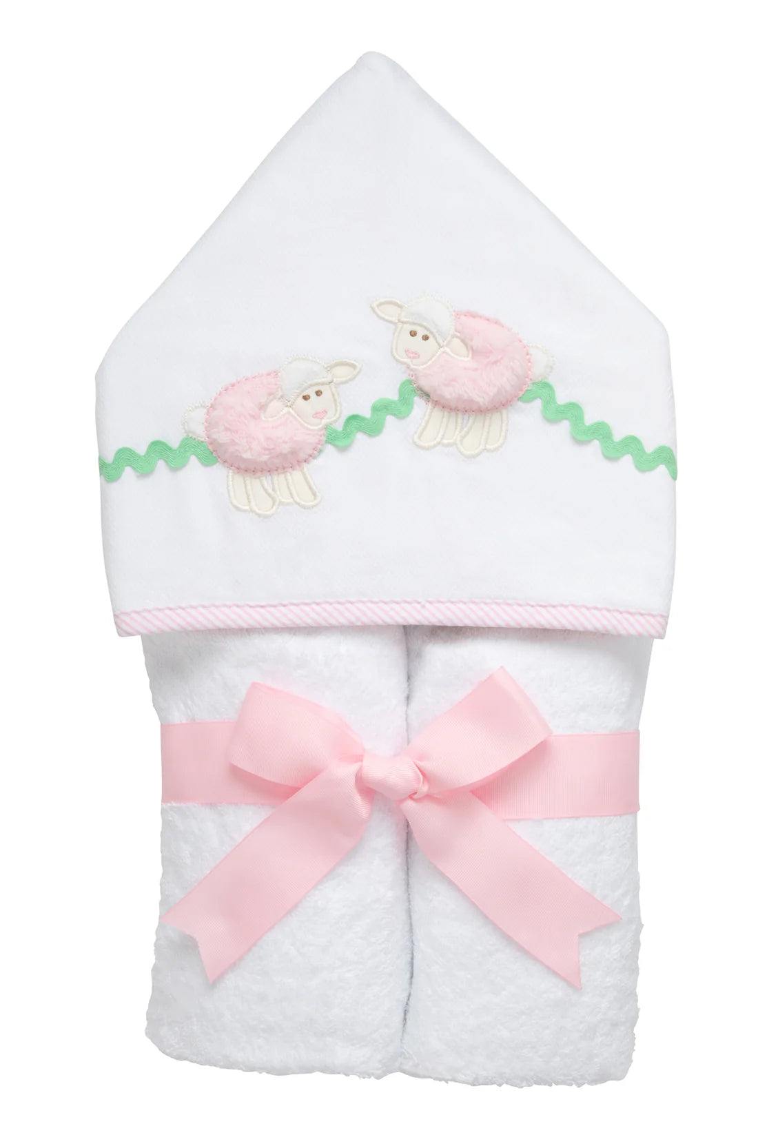 Lamb Everykid Towel- Pink