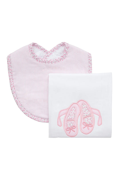 Ballet Basic Bib & Burp Boxed Set