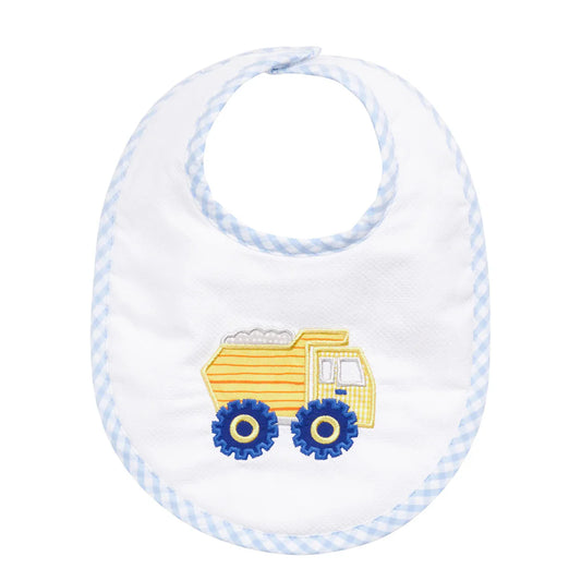 Dump Truck Applique Basic Bib