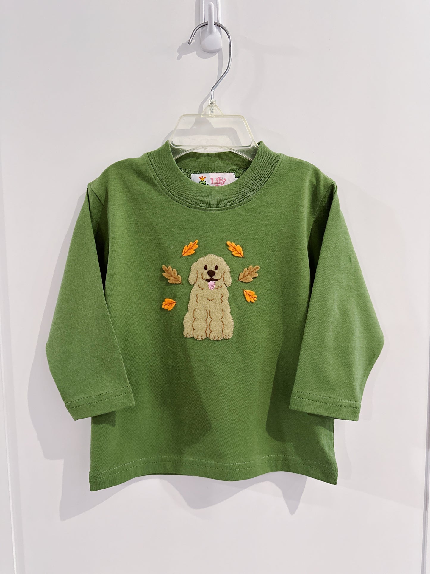 Lily Pads Boys Peapod Green Mallards L/S Tee