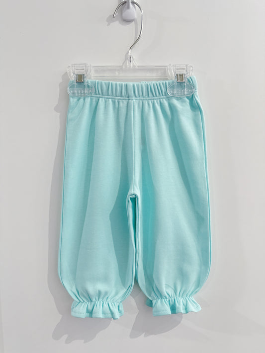 Lily Pads Girls Seafoam Knit Bloomer Pant