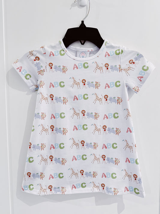 Cypress Row Alphabet Adventure Susie Swing Dress