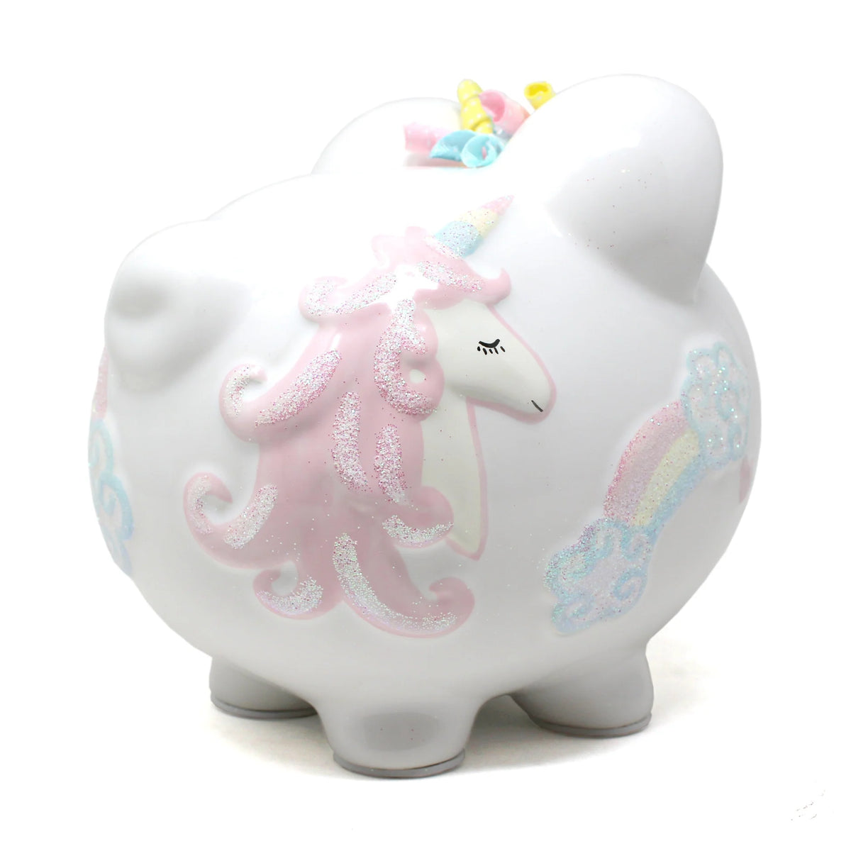 Piggy Bank- Unicorn and Rainbows