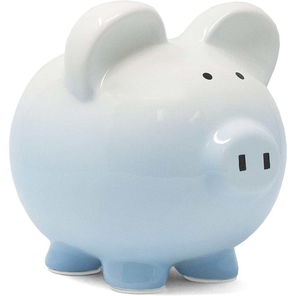 Piggy Bank- Blue Ombre