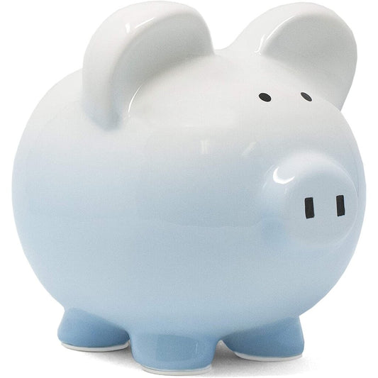 Piggy Bank- Blue Ombre