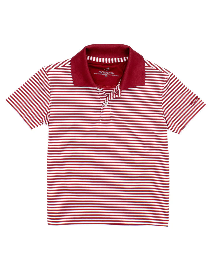 Properly Tied Crimson Dallas Polo