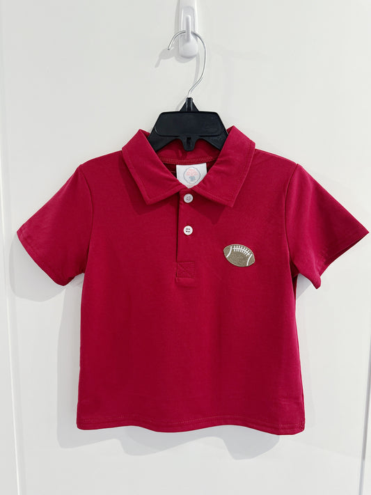 Cypress Row Red Fan Zone Polo