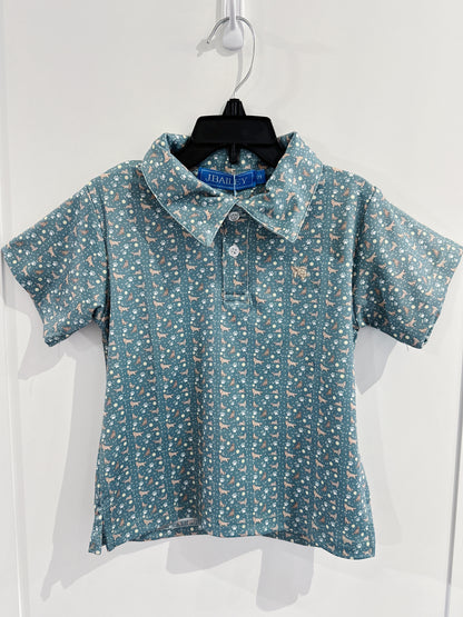 J. Bailey Golden Retreiver Performance S/S Polo