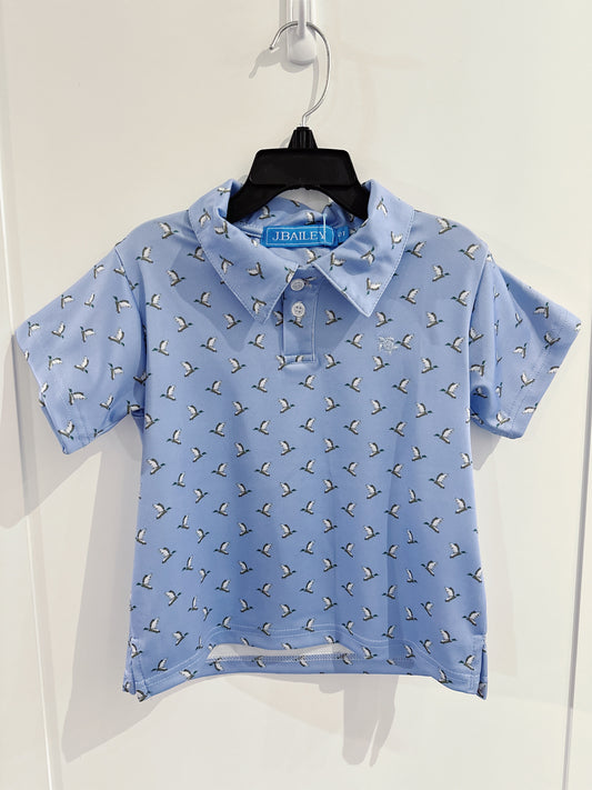J. Bailey Flying Ducks Performance S/S Polo