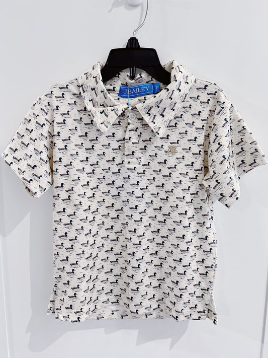 J. Bailey Mallards Performance S/S Polo
