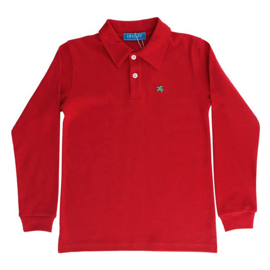 J. Bailey Red L/S Polo