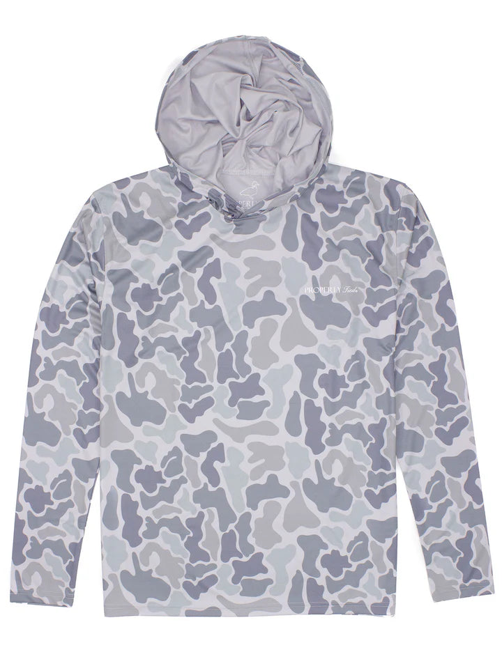 Properly Tied Polar Camo Performance Hoodie