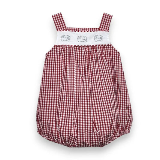 Southern Saturday Crimson/Gray Elephant Face Unisex Bubble