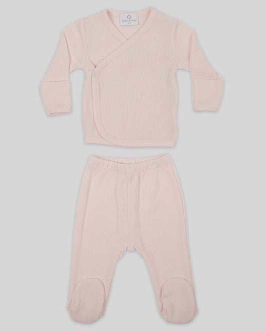 Mio Cotton Pink Special Knit Kimono Set