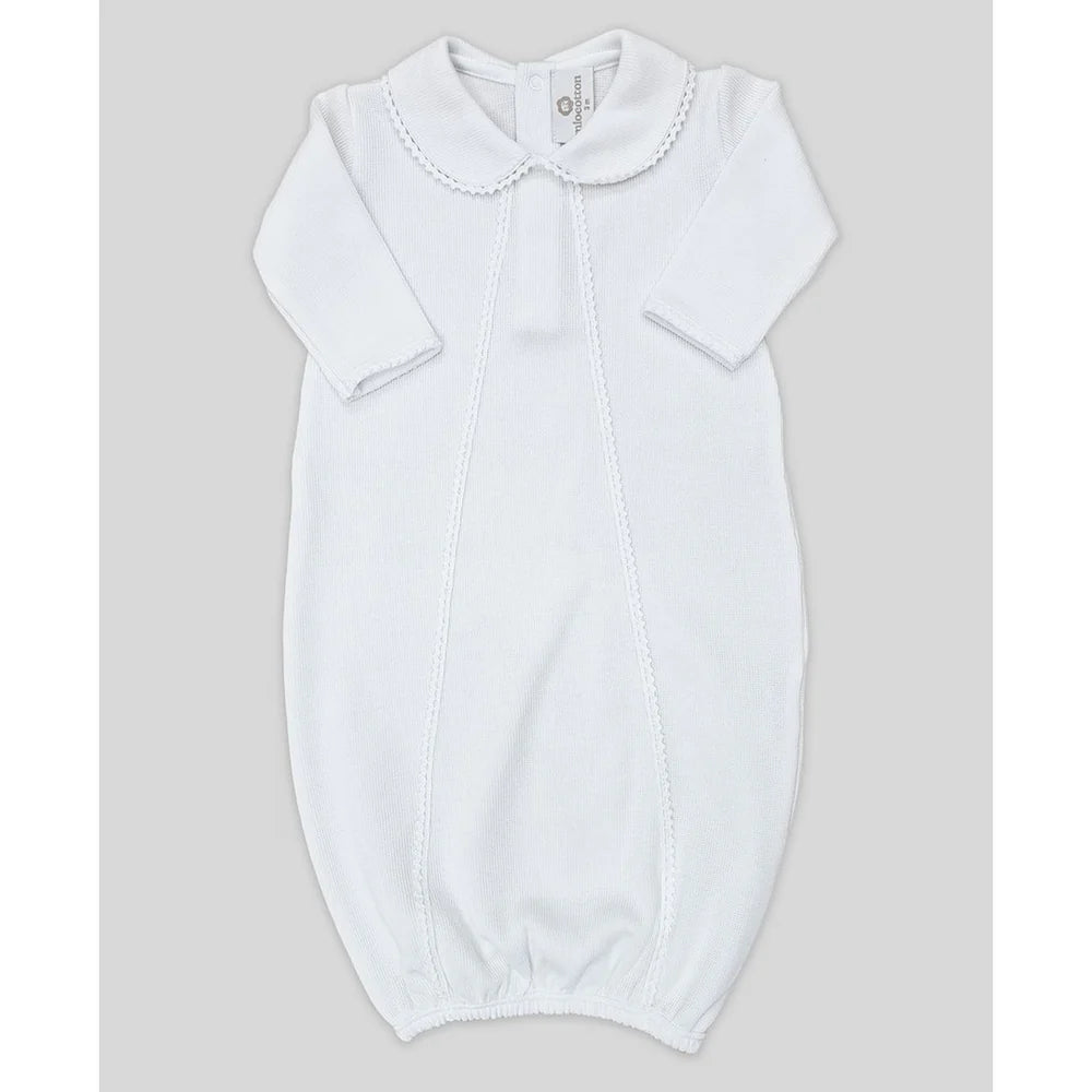 Mio Cotton White Special Knit Gown