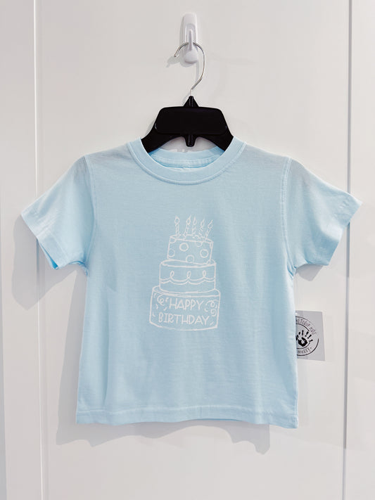 Mustard & Ketchup Light Blue Birthday Cake S/S Tee