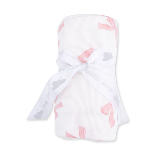 Angel Dear Pretty Bows Swaddle Blanket