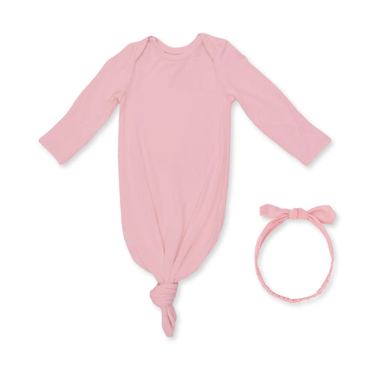 Angel Dear Mellow Rose Knotted Gown & Headband