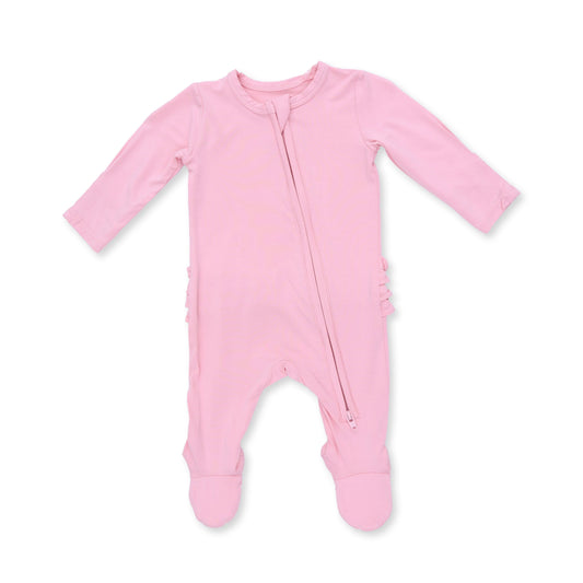 Angel Dear Candy Pink 2 Way Zipper Footie